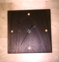 Walnut Clock
