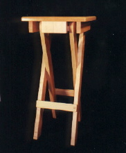 Folding Table Side View
