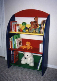 Child's Painted Bookcase